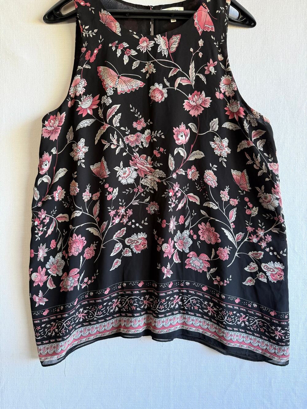 Max Studio Chiffon floral/butterflies